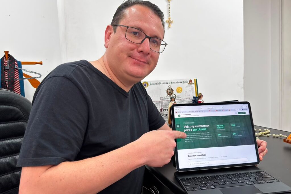 Deputado cria portal da transparência próprio para prestar contas de R$ 288 milhões que destinou a 233 cidades de SP